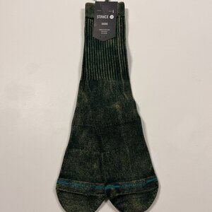 NWT Stance Crew Socks - Icon Dyed (Dark Green) – Large